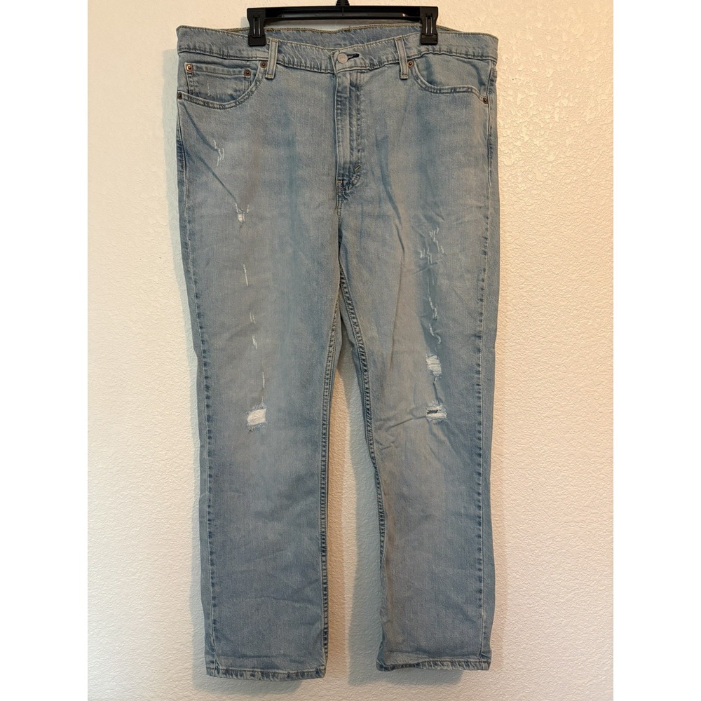Men's Levi's 511 Slim Fit Light Blue Denim Jeans Taper Size 40 x 30